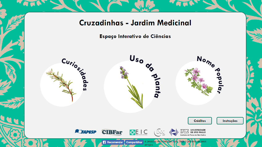 capa do jogo cruzadinha jardim medicinal