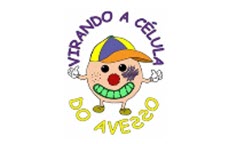 Logotipo do grupo virando a célula do avesso